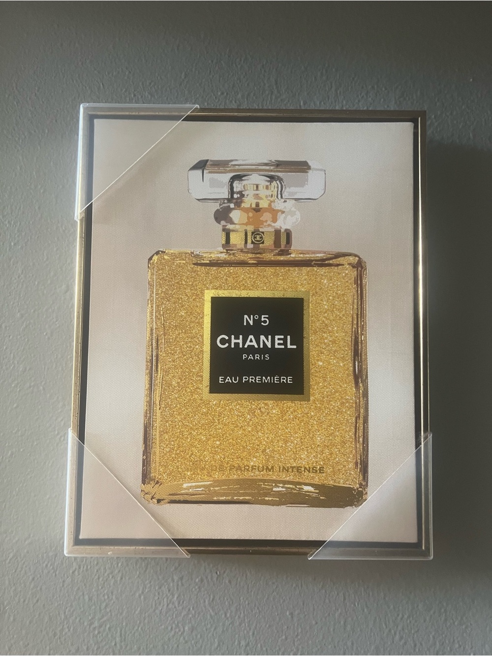 Première Gold Sparkle Framed Print